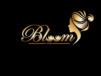 Bloom logo brand branding logo product design typography vector