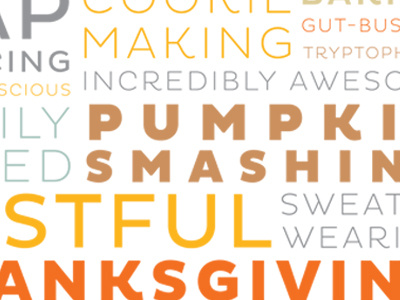 Happy Turkey Day 2011! fall grid thanksgiving thanksgiving card turkey day typography