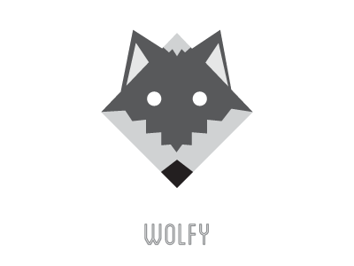 Wolfy geometric illustration vector wolf