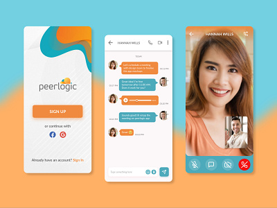 Video Calling App Concept Design