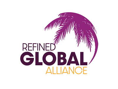 Refined Global Alliance Logo alliance global logo palmtree refined