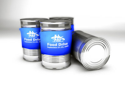 Canned Food Drive 3d canned goods food food drive maya mental ray