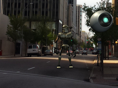 Predator Bot 3d maya mental ray predator robot video