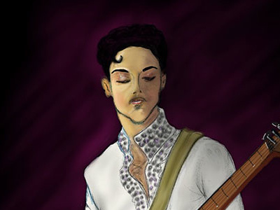 Prince Tribute adobe photoshop sketch autodesk sketchbook pro ipad prince
