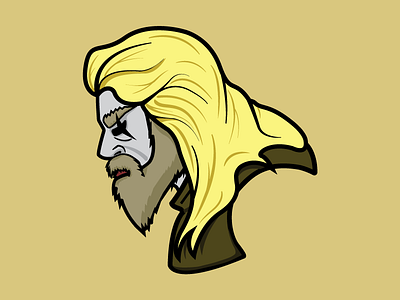 ODIN Logo beard logo norse odin viking