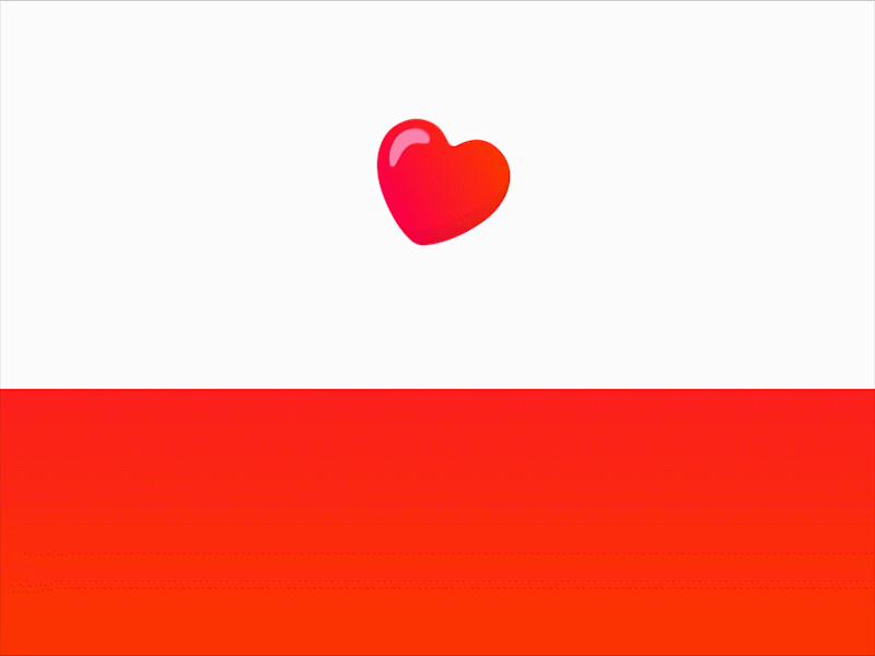 Jelly Heart animation design gif gradient heart jelly liquid loop love motion red seamless