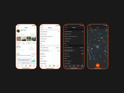 Daily UI 015 dailyui dailyuichallenge darkmode design nōirdiva strava uidesign uiux