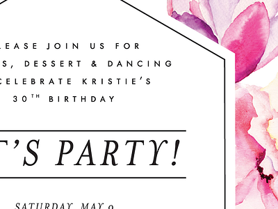birthday party design birthday floral party
