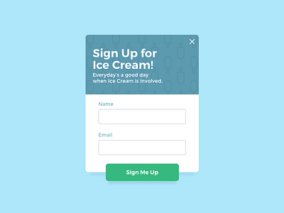 Daily UI 001 / Sign Up daily ui sign up