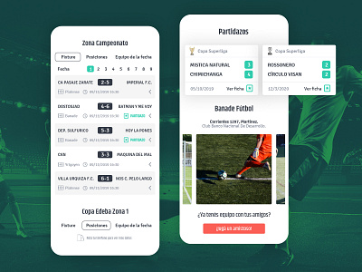 Best Matches - Partidazos football matches mobile responsive results soccer soccer badge stats tables tournament webdesign