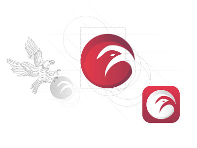 GeoFreedom app digital nomads eagle icon logo nomads