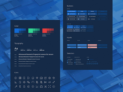 Design System: Atomic Design assets buttons color components desktop app fingerprint library selectors style guide styleguide styleguides tipography