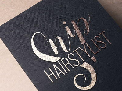 Snip hairstyle illustrator logo logo design logodesign logos logotype