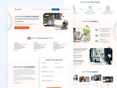 Education Online Learning 📖 Landing Page