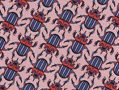 Beetle Repeat beetle bug burlesque insect