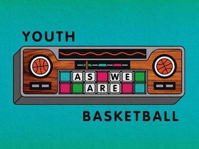 As We Are basketball buttons knobs radio