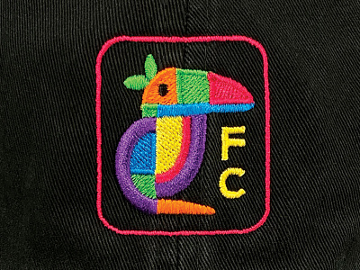 tükan FC club embroidery soccer toucan