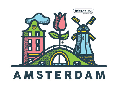 conference graphic amsetrdam bridge canal city cloud conference flower one river rowhouse software spring tour townhouse tulip vmware windmill