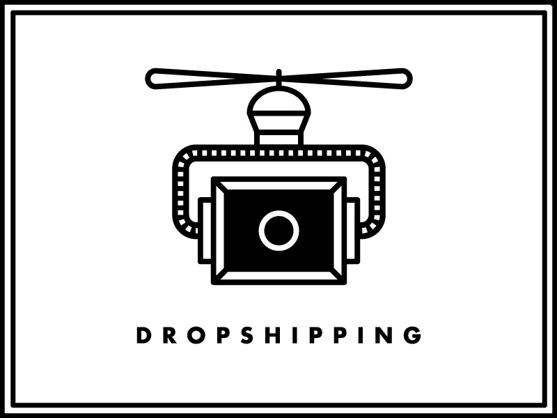 Service Rebrand helicopter robot drone package dropship