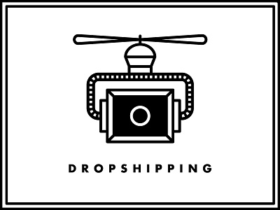 Service Rebrand drone dropship helicopter package robot