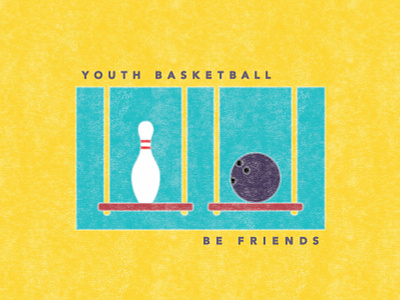 Be Friends bowling ball bowling pin swings