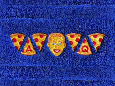 Houk's Headband headband pizza portrait