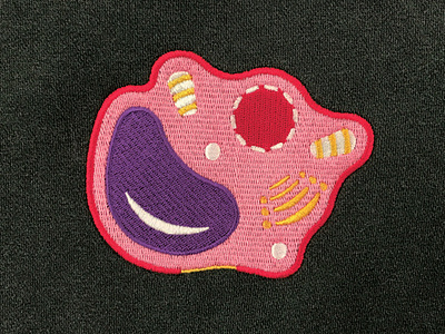 Yeast Cell Crewneck cell embroidery yeast