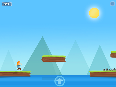 Endless Runner Game app design designers graphic design icon icons ios ipad iphone mobile