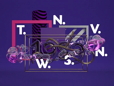 TWNSVN 012 366rounds 3d c4d type vray