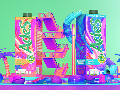 ADES 02 3d ades colors juicy otoy wip