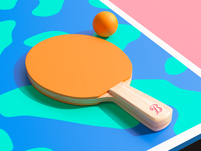 Paddle 3d ball game pingpong sport table tennis