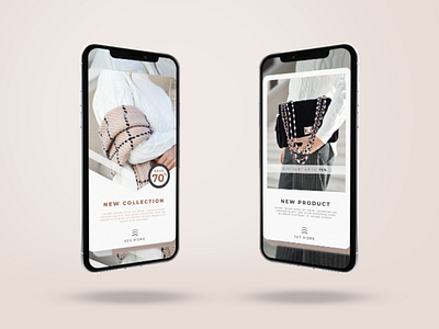 Minimalist IG Story advertising banner graphic instagram marketing minimalist product promotion simple story template