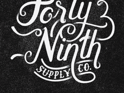 Logo Design for The Forty Ninth Supply Co by Nicolas Fredrickson on ...