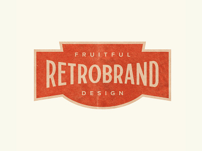 Retrobrand grunge handdrawntype handlettering lettering retro typography vintage