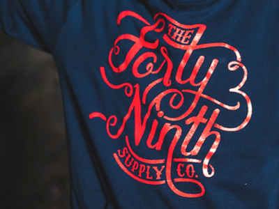 The Forty Ninth Supply Co Logo On Sweatshirt