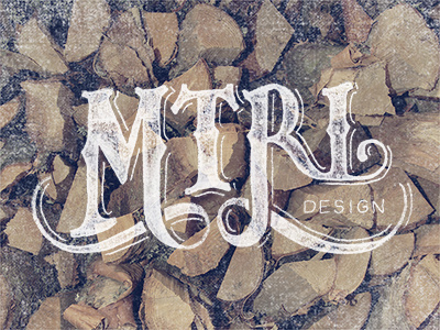 Mtrl Design Lettering grunge handlettering lettering logo typography vintage