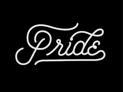 Pride friday handdrawntype handlettering lettering vintage