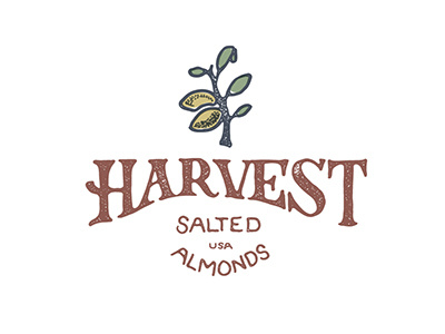 Harvest Logo handlettering lettering logo type typography vintage