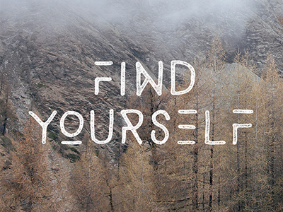 Find Yourself handdrawntype handlettering lettering typography vintage