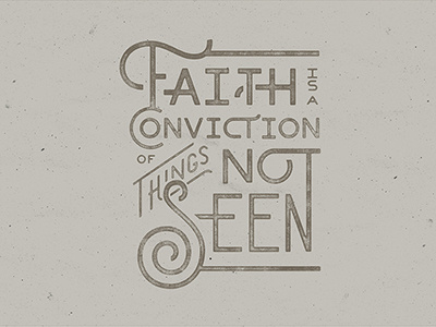 Faith grunge handlettering lettering
