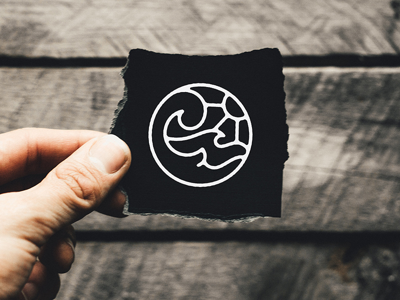 Finding light in stormy seas. letteredandtorn minimal monoline icondesign icon illustration