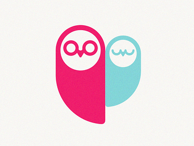 Mammas identity illustration logo owl