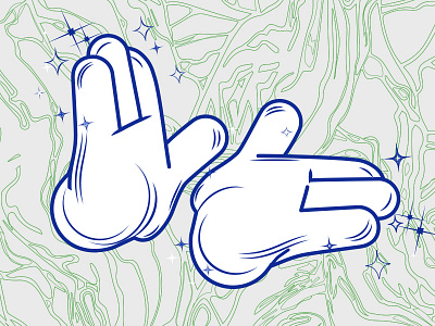 Applaud! clapping hands graphic design illustration outline