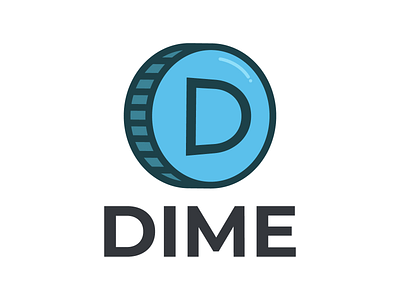Dime Logo branding design icon logo logo design vector