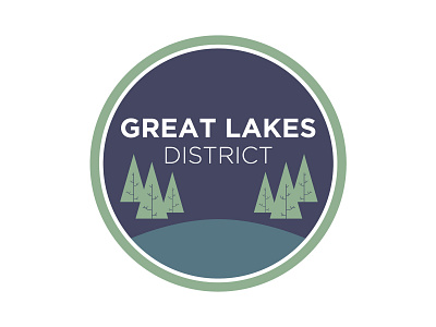 Great Lakes District Logo branding icon logo