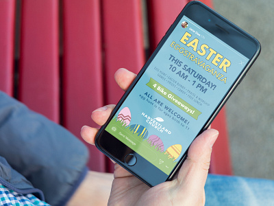 Easter Eggstravaganza - Instagram Story design instagram story mobile mobile design social media