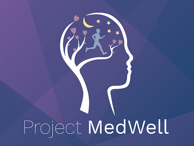 Project MedWell Logo branding design illustration logo print