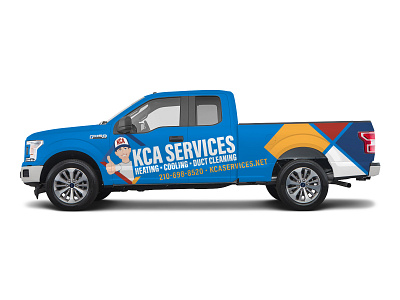 Truck Wrap design mockup