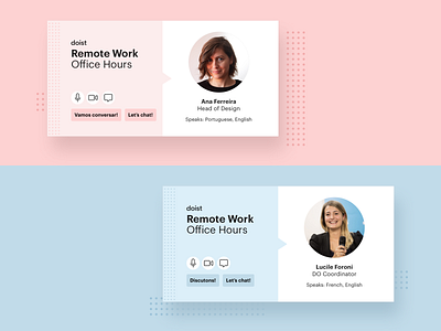 Doist Remote Work Office hours by Alex Muench for Doist on Dribbble