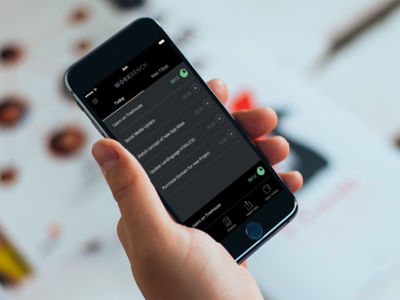 Workbench Timer app designer freelance ios iphone tasks time tracker timer todoist work